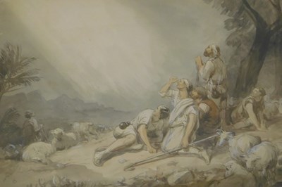 Lot 211 - Clarkson Stanfield (1793-1867). Angel...