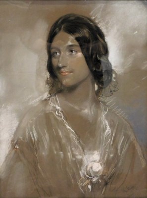 Lot 235 - John Hayter (1800-1891). Portrait of a young...