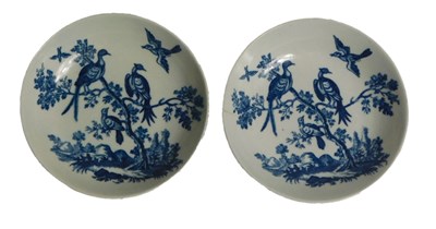 Lot 24 - A pair of late 18thC Worcester porcelain...