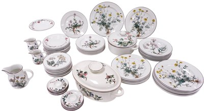 Lot 338 - A Villeroy & Boch porcelain Botanica pattern...