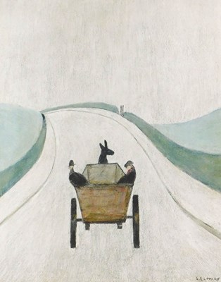 Lot 1 - Laurence Stephen Lowry (1887-1976). The Cart,...