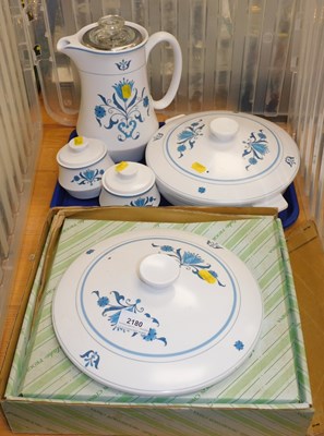 Lot 2180 - A Noritake Blue Haven pattern part service, to...