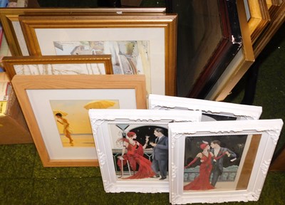 Lot 2196 - Various pictures, prints, to include...