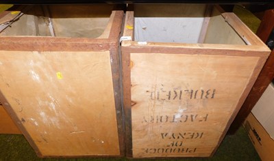Lot 2205 - Two tea chests.