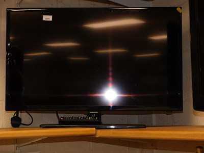 Lot 2209 - A Samsung 32" television, with lead and remote.