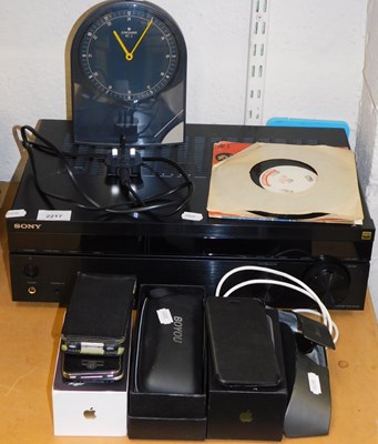 Lot 2217 - A Sony stereo receiver, STR-D190, together...