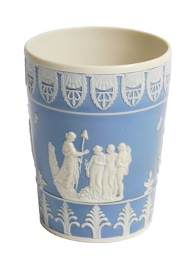 Lot 33 - An early 19thC Staffordshire beaker, made to...