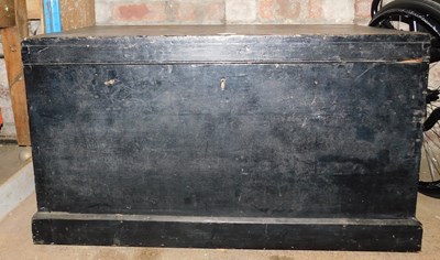 Lot 1110 - A painted pine tool chest, 51cm high, 86.5cm...