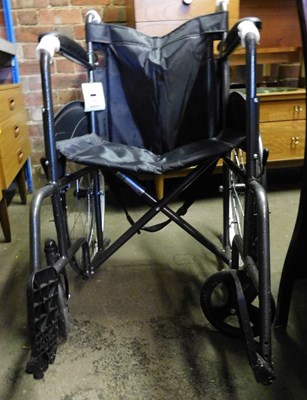 Lot 1117 - An Aidapt folding wheelchair.