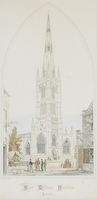 Lot 393 - By and after Wickes. St Wulfram's, Grantham,...