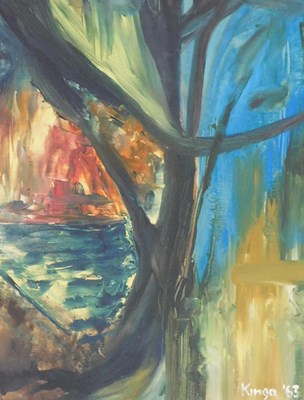 Lot 405 - Kinga Kalinska (fl1963). Paradise Lost, oil on...