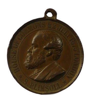 Lot 342 - A House of Commons Plimsoll medallion or medal.