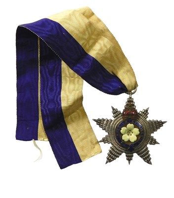 Lot 336 - A silver gilt enamel Order of the Primrose...