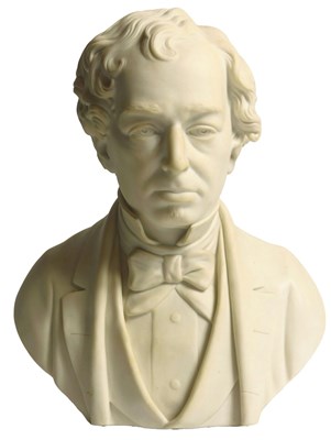 Lot 17 - A Victorian Robinson & Leadbeta Parian bust,...