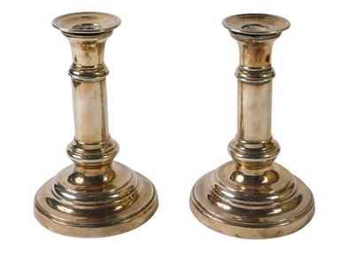 Lot 78 - A pair of early 19thC Sheffield plated...