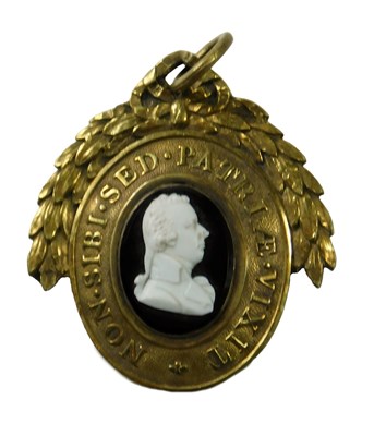 Lot 264 - A George III small medallion, by William...