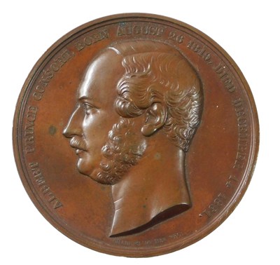 Lot 261 - A 19thC bronze medallion after Charles...