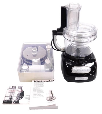 Lot 386 - A Kitchenaid Artisan Food Processor, in black,...