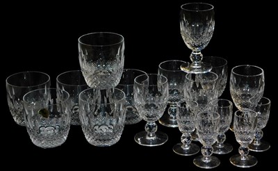 Lot 382 - A group of Waterford Colleen pattern crystal...