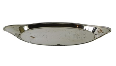 Lot 156 - An early 19thC Sheffield plate boat-shaped...