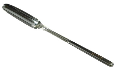 Lot 148 - A Victorian silver marrow scoop, with shell...