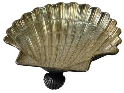 Lot 149 - A Continental white metal dish, with three...