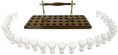 Lot 407 - An early 20thC Townshend's oak and plated...