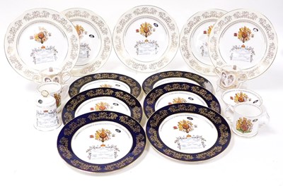 Lot 420 - A group of Aynsley porcelain, relating to the...