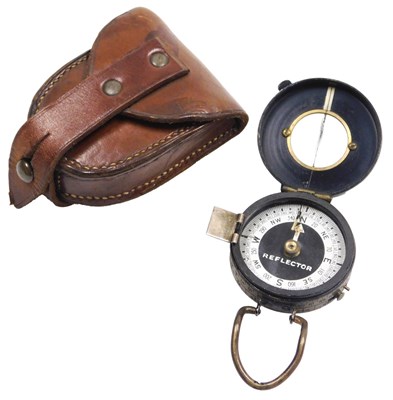 Lot 437 - A World War I Cooke & Kelvey reflector compass,...