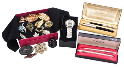 Lot 448 - A Parker 51 fountain pen and propelling pencil...