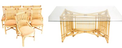 Lot 484 - An Angraves bamboo rectangular conservatory...
