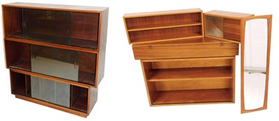 Lot 498 - A group of mid century teak modular...