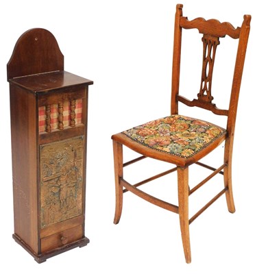Lot 531 - An early 20thC French mahogany baguette box,...