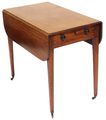 Lot 532 - A George II mahogany Pembroke table, with...