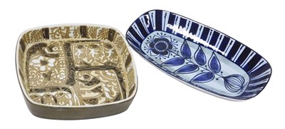 Lot 462 - A Royal Copenhagen Fajance pottery dish,...