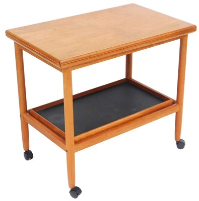 Lot 468 - A Danish teak drinks trolley, possibly Grete...