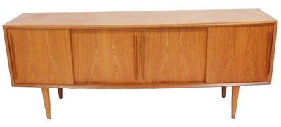 Lot 471 - A mid century Danish bow front sideboard, by H....