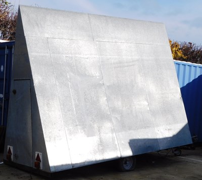 Lot 1001A - *An A-frame mobile advertising display...