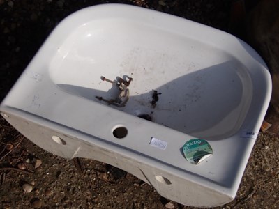 Lot 1657A - A Jika wall mounted sink basin.