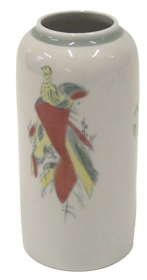 Lot 1246 - A Royal Copenhagen porcelain cylindrical vase,...