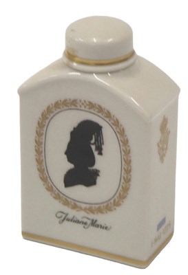 Lot 1247 - A Royal Copenhagen porcelain tea canister,...