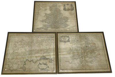 Lot 1258 - Robert Morden. England, engraved map, 38cm x...