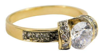 Lot 68 - An 18ct gold dress ring, set with twenty one...