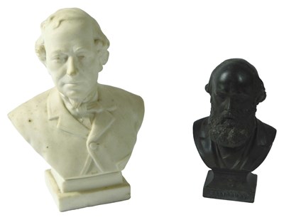 Lot 304 - A Victorian Parian ware bust of Lord...