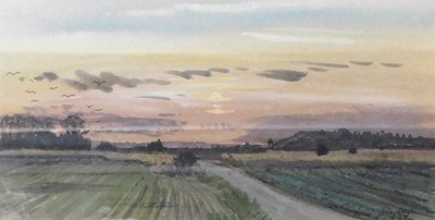 Lot 234 - John Doyle (b.1928). Study of a country lane...