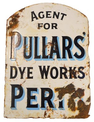 Lot 10 - A 20thC enamel sign, of rectangular form with...