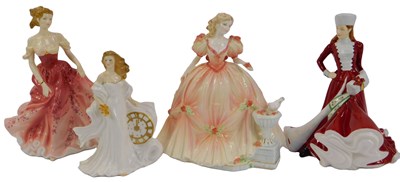 Lot 106 - Two Royal Doulton porcelain figures, modelled...