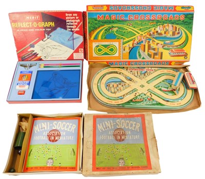 Lot 112 - A Japanese Modern Toys Magic Crossroads tin...