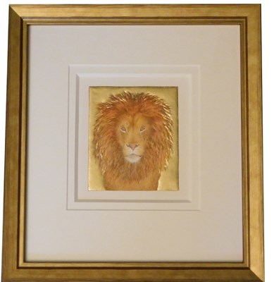 Lot 248 - Toni Watts. Lion, illuminated manuscript with...