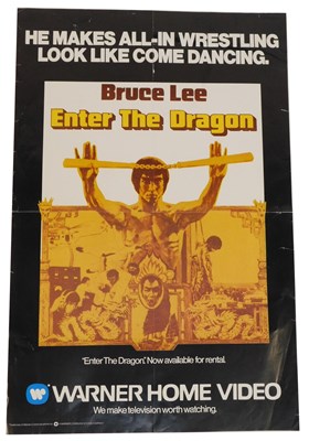 Lot 131 - A 1980s Warner Home video poster for Enter the...